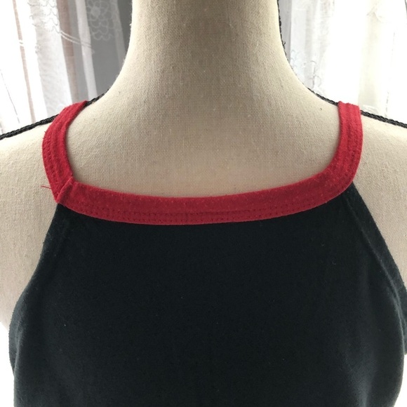 Harley Quinn Tank Top Red And Black  L - Picture 4 of 5